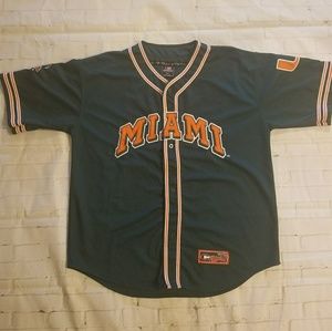 University of Miami Hurricanes Baseball Jersey